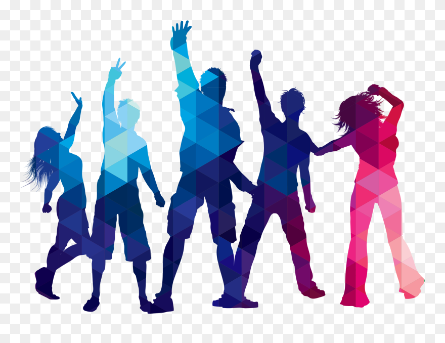 Transparent Dance Silhouette Clipart - Dancing Silhouettes Png