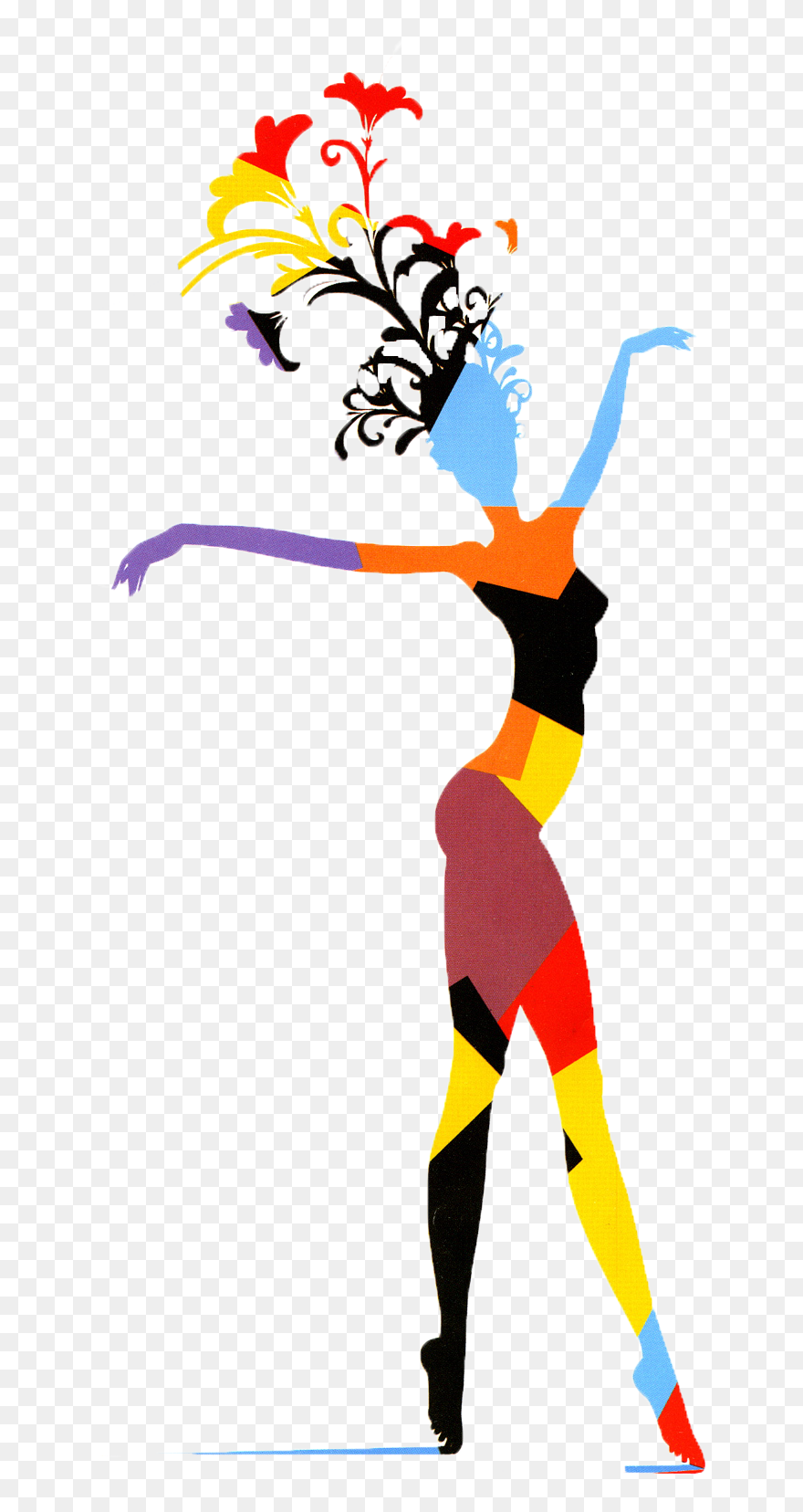 Carnival In Rio De Janeiro Dance Silhouette - Dancer Carnival Silhouette Clipart