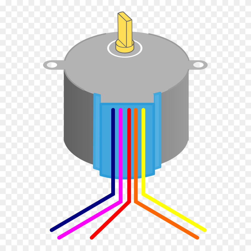 Stepper Motor Icon Clipart