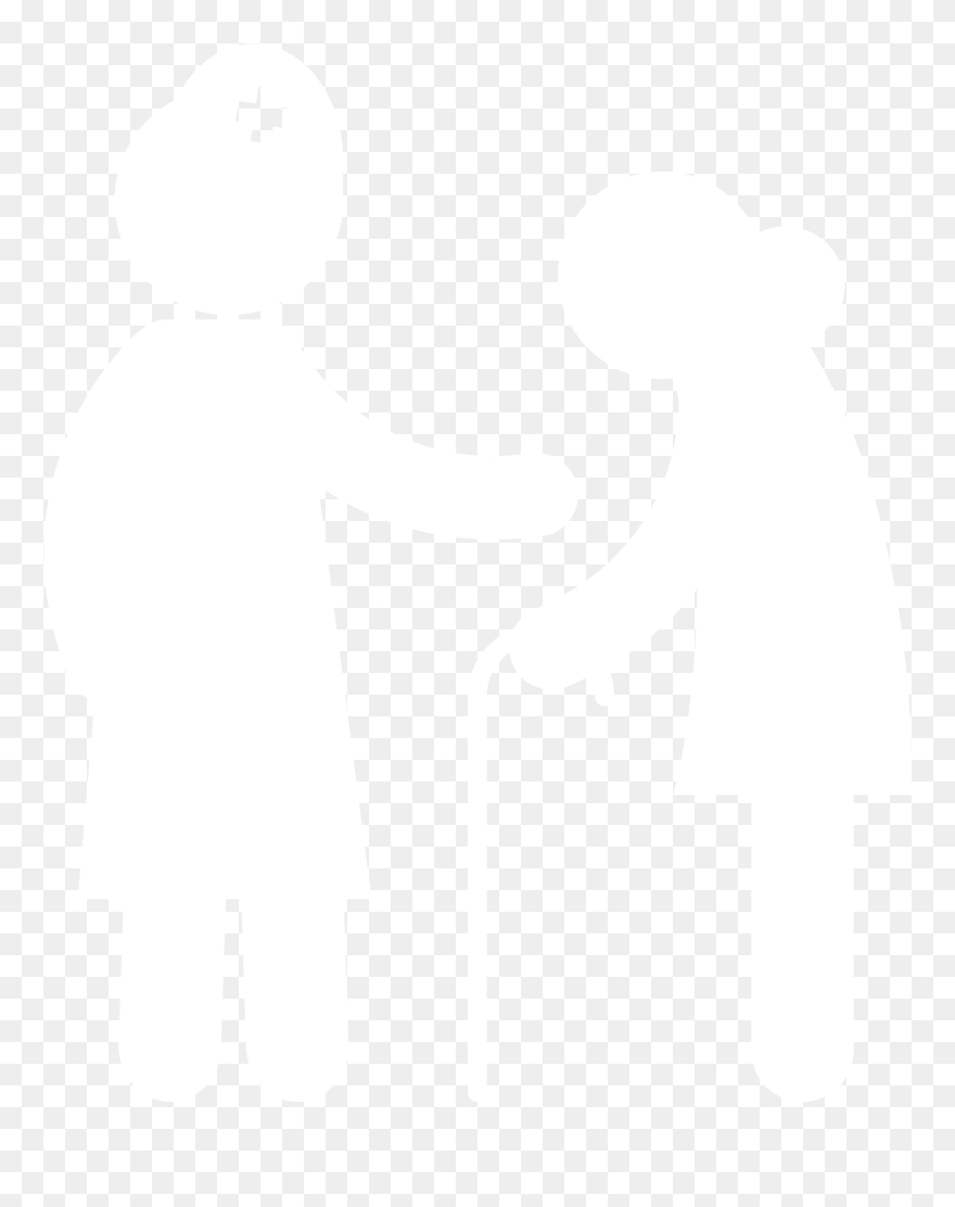 Nurse Clipart Black And White, Nurse Black And White - Sales Representative Icon - Png Download