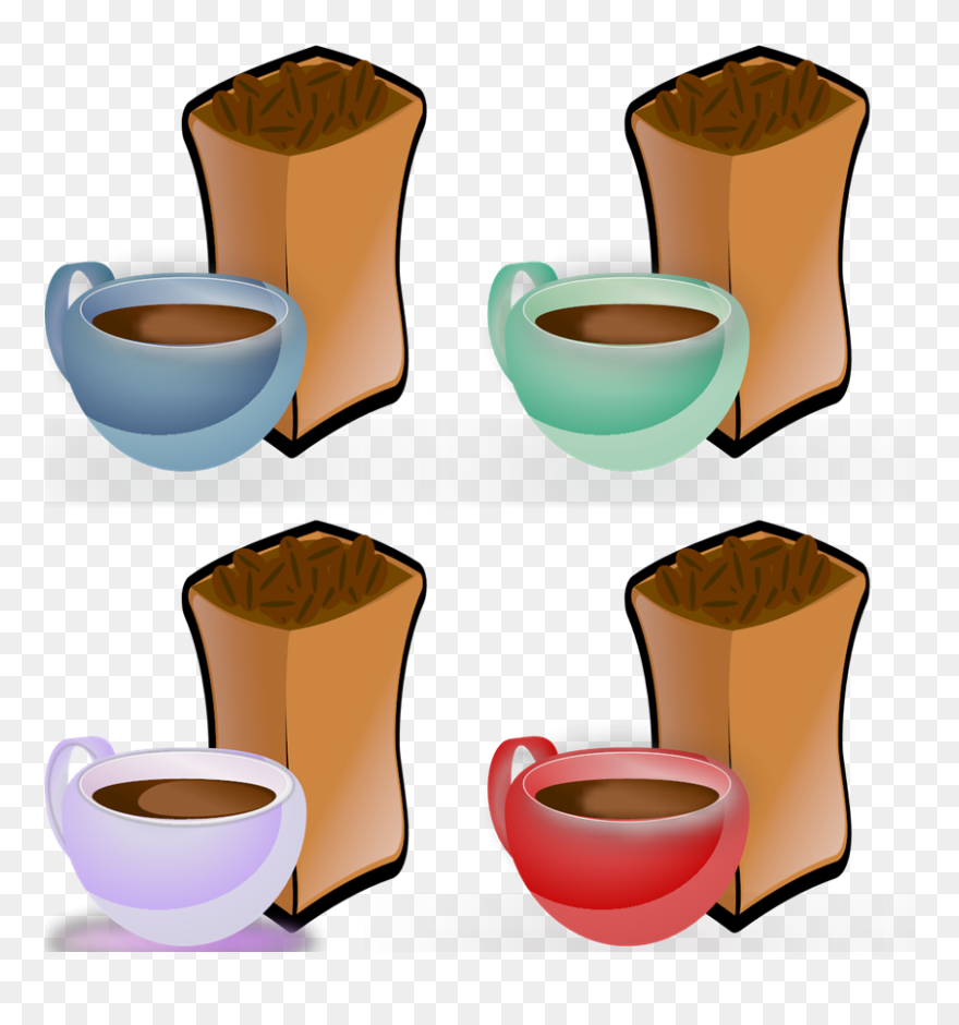 Coffee Beans Clip Art - Png Download