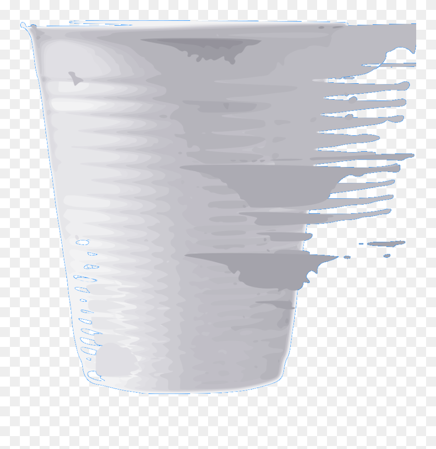 Plastic Cup Svg Clip Arts - Reflection - Png Download