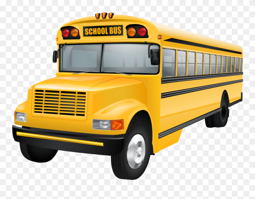 Transparent Background School Bus Clip Art - Png Download