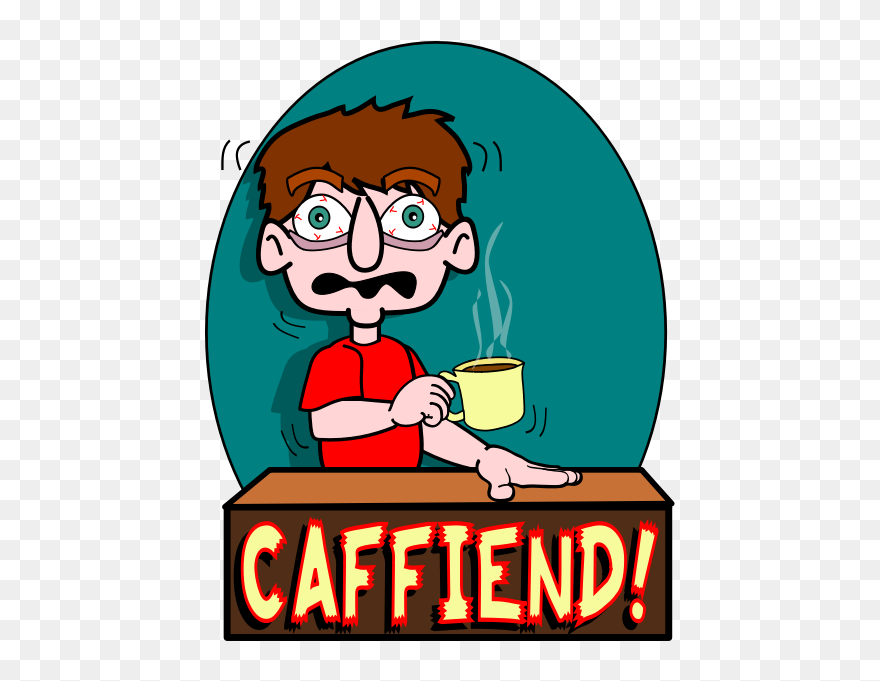Caffiend - Clip Art - Png Download