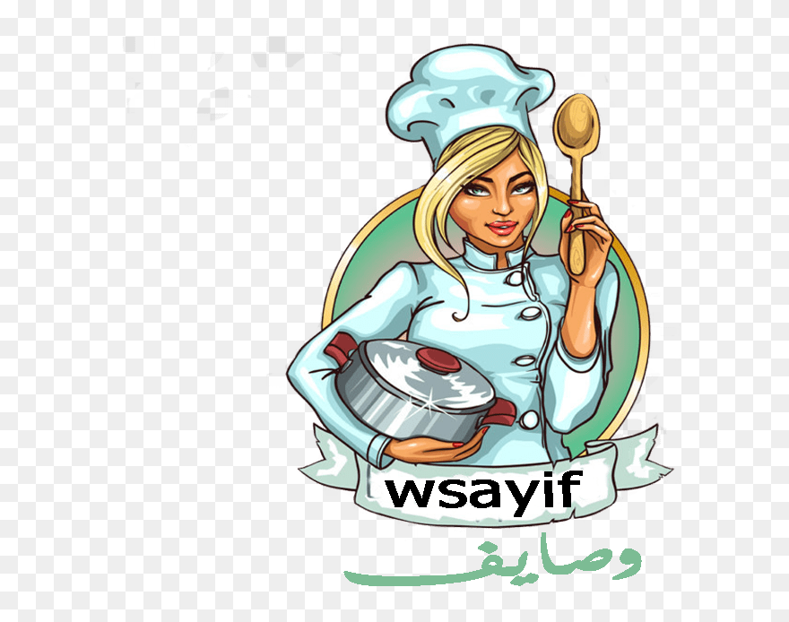 Transparent Girl Chef Clip Art - Blonde Cartoon Chef - Png Download