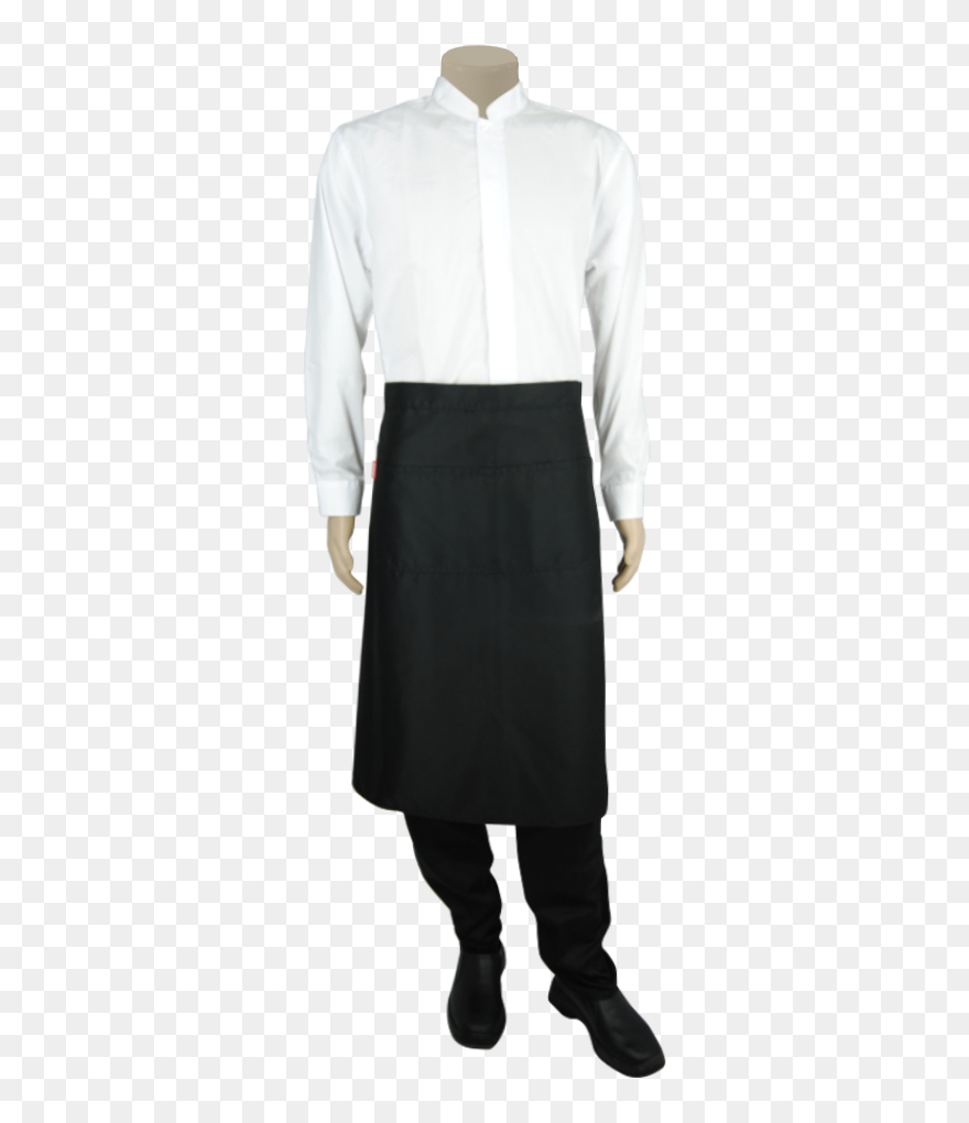 Chef Apron Png - Half Black Apron Clipart