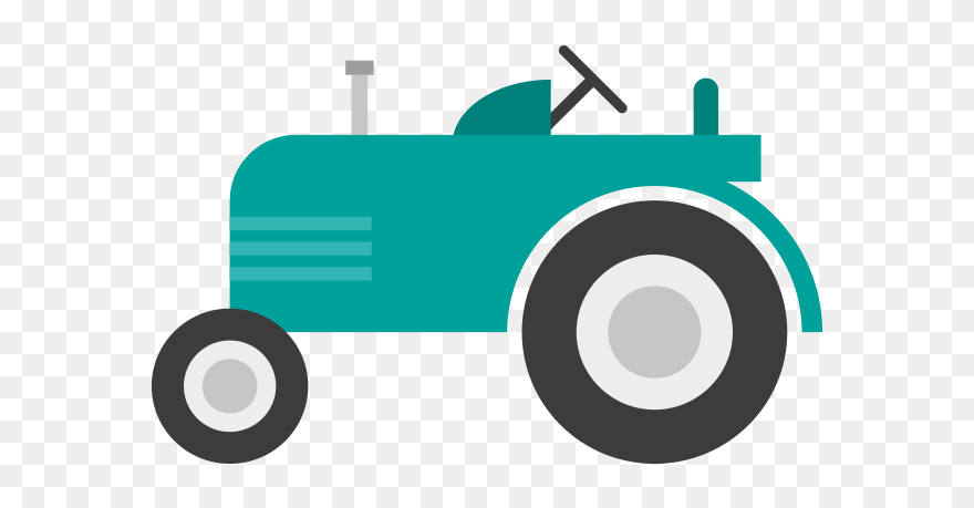 Cattle Farm Tractor Euclidean Vector - Tractor Clipart