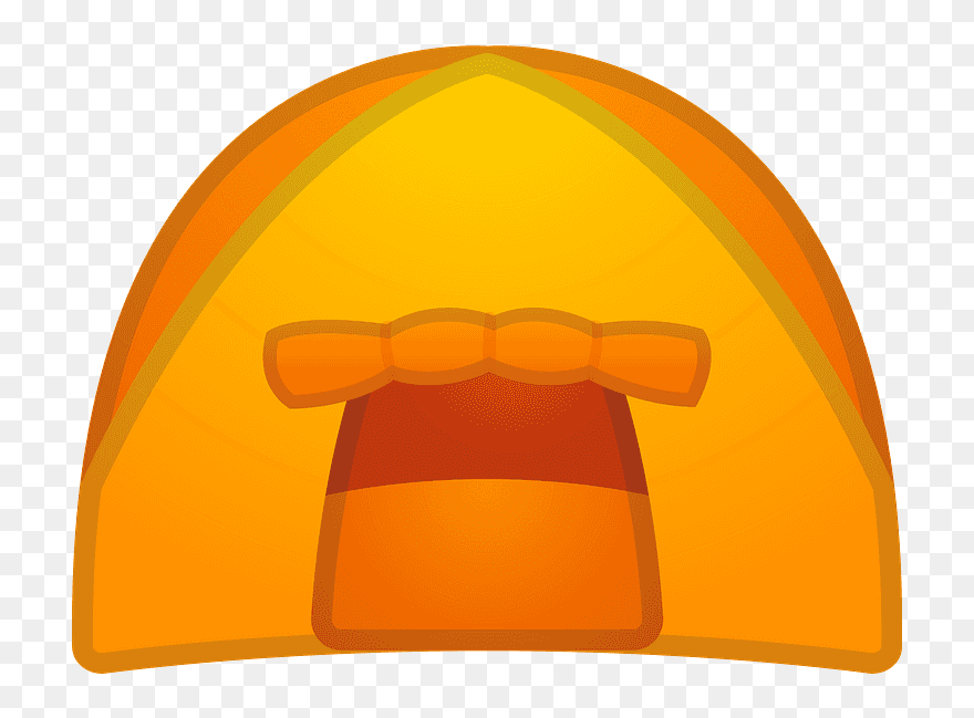 Zelt Clipart - Emoticonos Tienda Campaña - Png Download