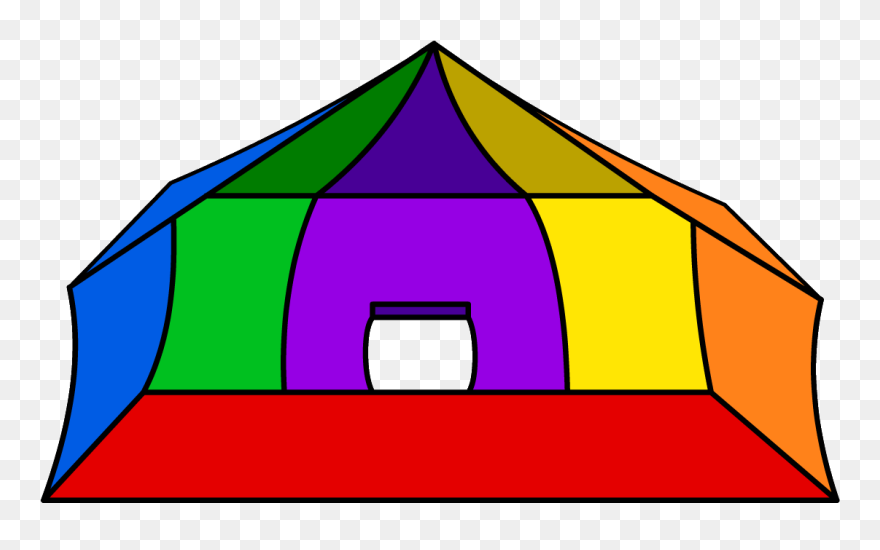 Circus Club Penguin Wiki - Club Penguin Tent Igloo Clipart