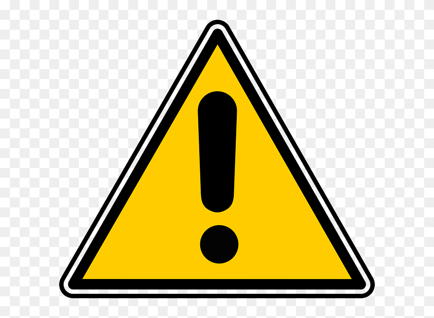 Sign, Icon, Symbol, Signs, Symbols, Danger, Triangle - Transparent Danger Logo Png Clipart