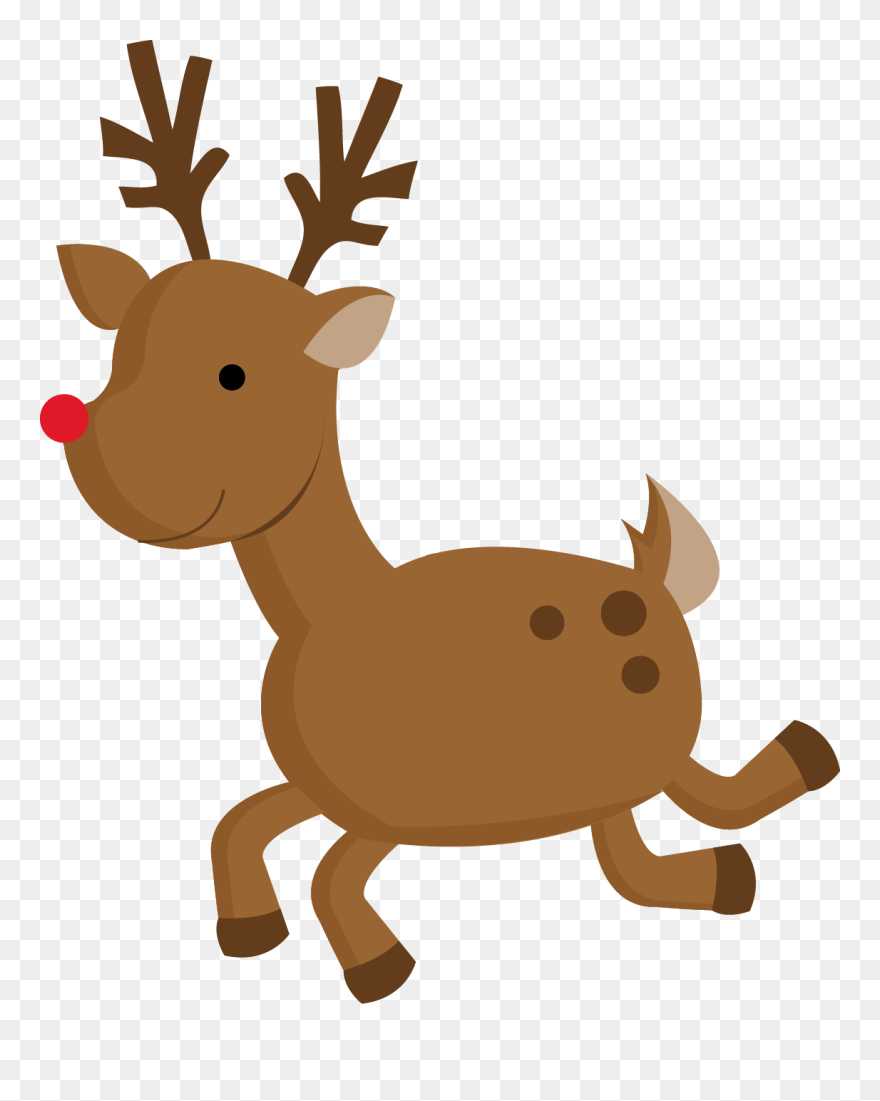Moose Clipart Reindeer Headband - Rudolph Cartoon - Png Download