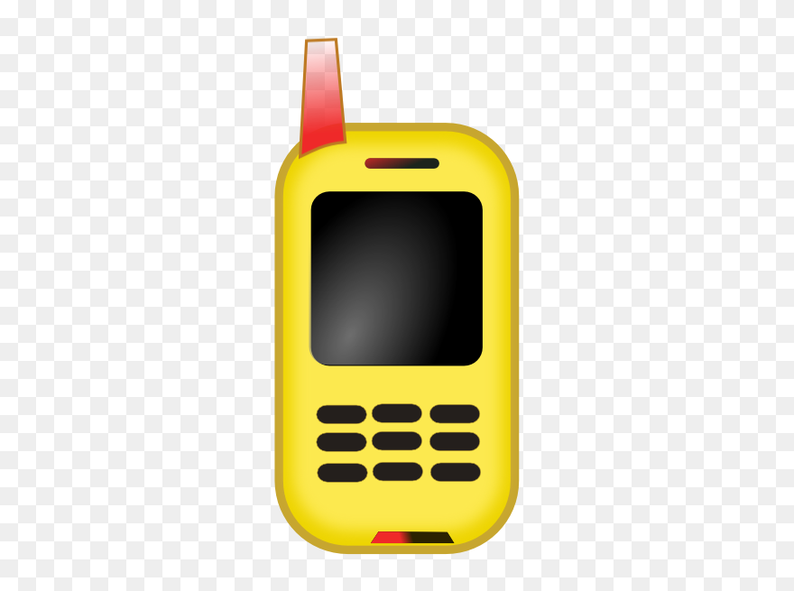 Cellphone Cilpart Chic Design - Mobile Phone Clip Art - Png Download