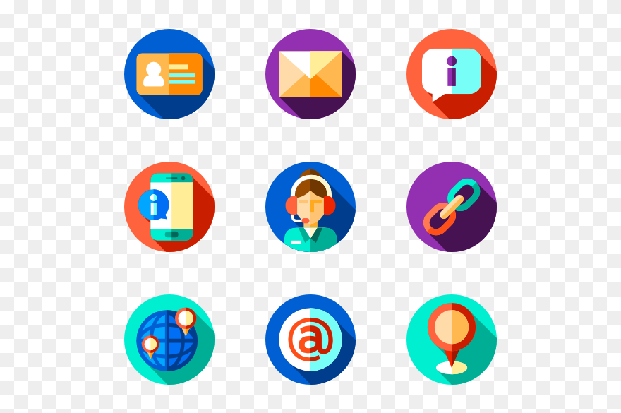 Envelope Icons Free Vector - Personal Information Flat Icon Clipart