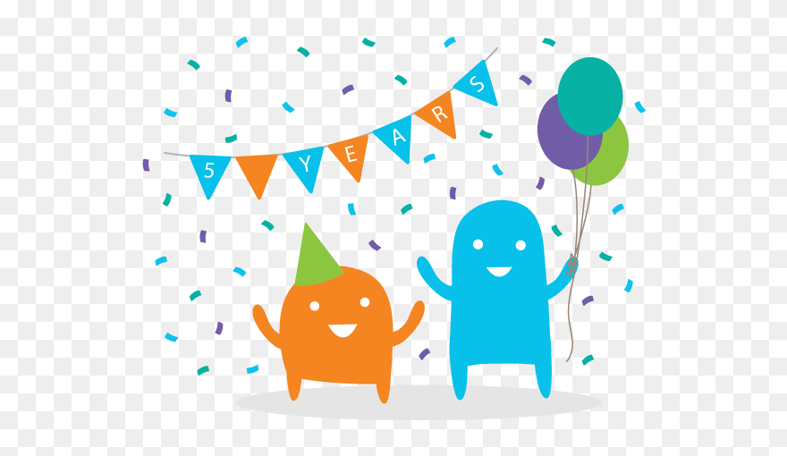 Gg 5th Anniversary - Illustration Clipart