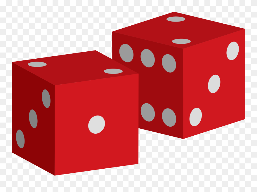 Two Red Dice Svg Clip Arts - Domino's - Png Download