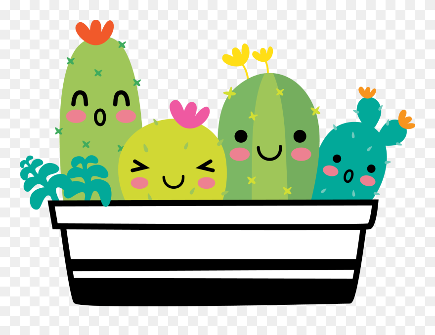 Transparent Narrative Writing Clipart - Cute Cactus Clip Art - Png Download