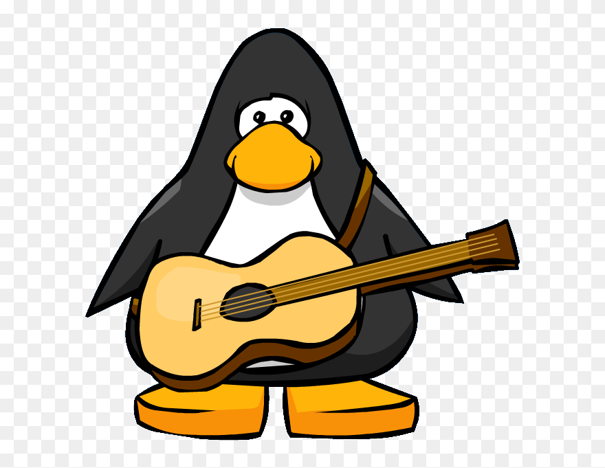 Acoustic Guitar - Club Penguin Friendship Bracelet Clipart