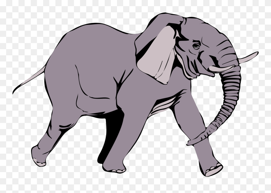Transparent Background Elephant Clipart - Png Download