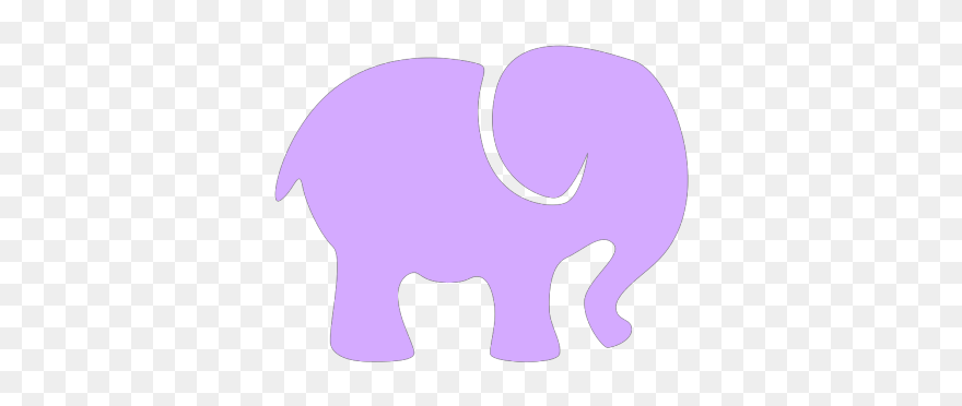 Elephant 3 Png Images - Cartoon Elephant Silhouette Clipart Transparent Png