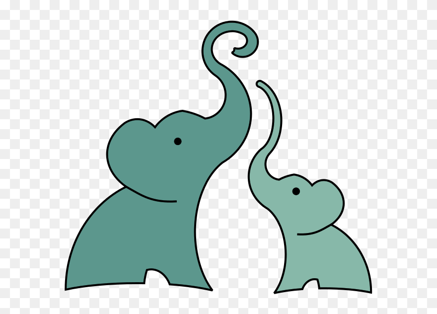 Elephants Clipart Eye - Indian Elephant - Png Download