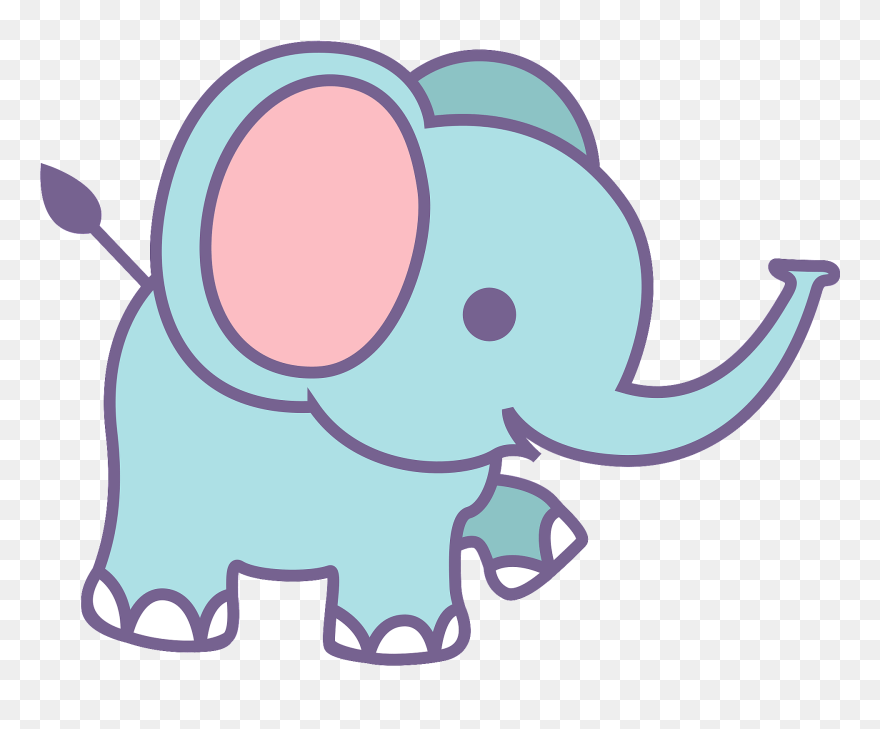 Elephant Silhouette Clip Art - Png Download
