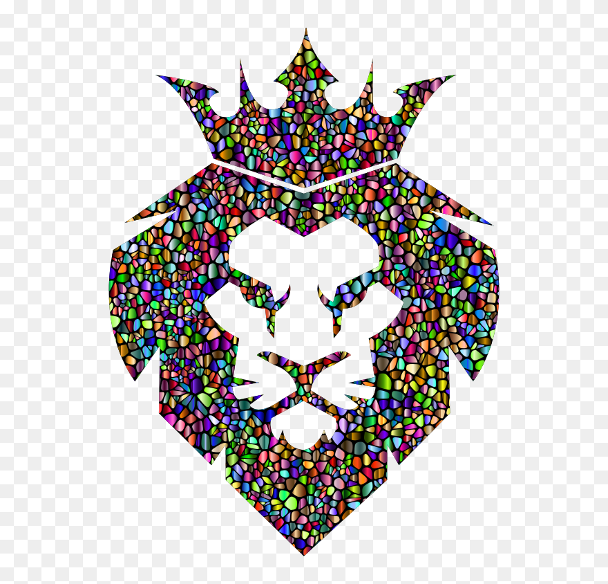 Chromatic Tiles Lion King - Lion King Black And White Clipart