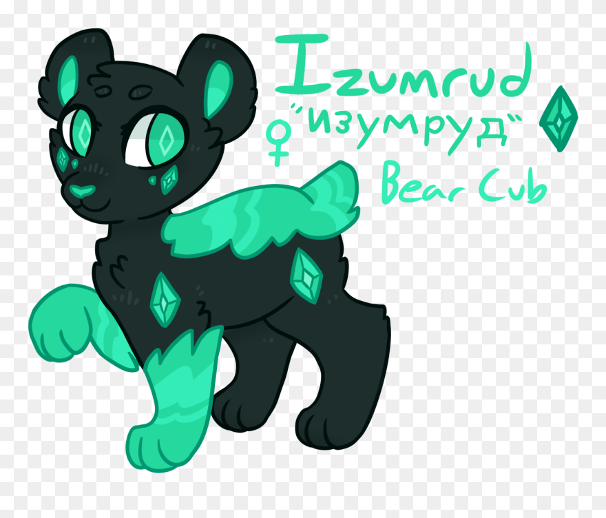 Izumrud - Ref Sheet - Cartoon Clipart