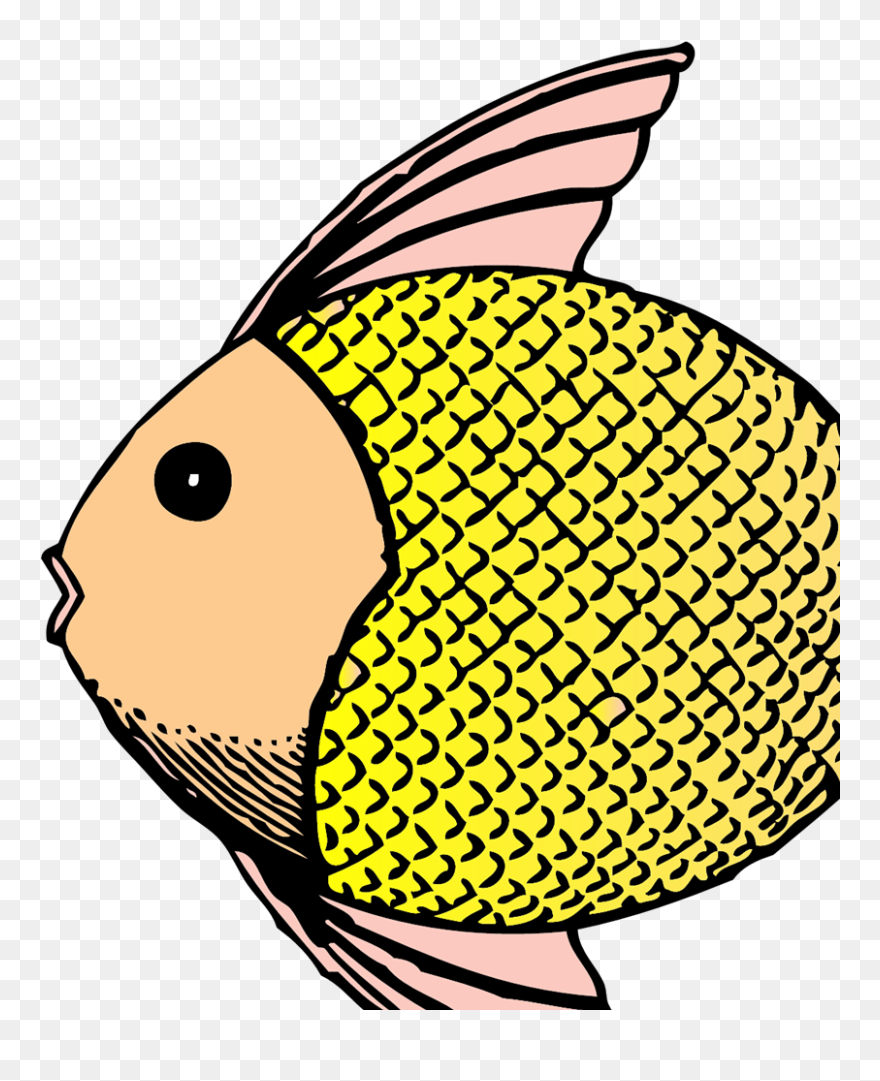 Fish With Scales Clipart - Png Download