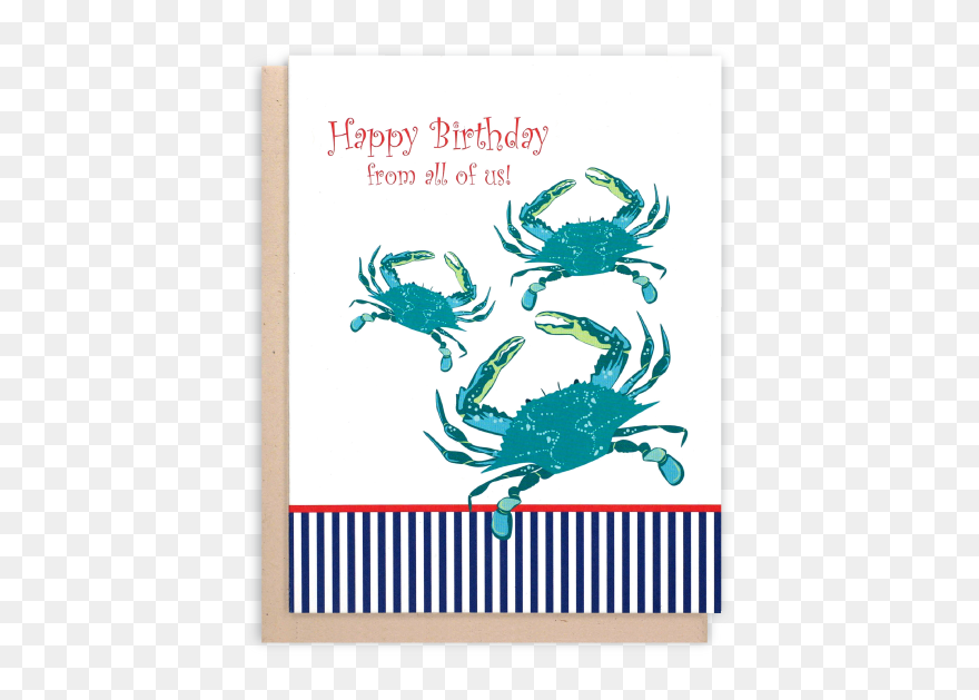 Happy Birthday Blue Crabs - Happy Birthday From Maryland Clipart