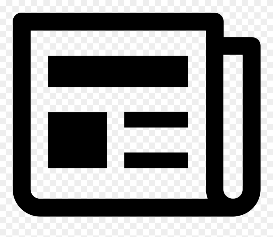 Newspaper - Vector Graphics Clipart