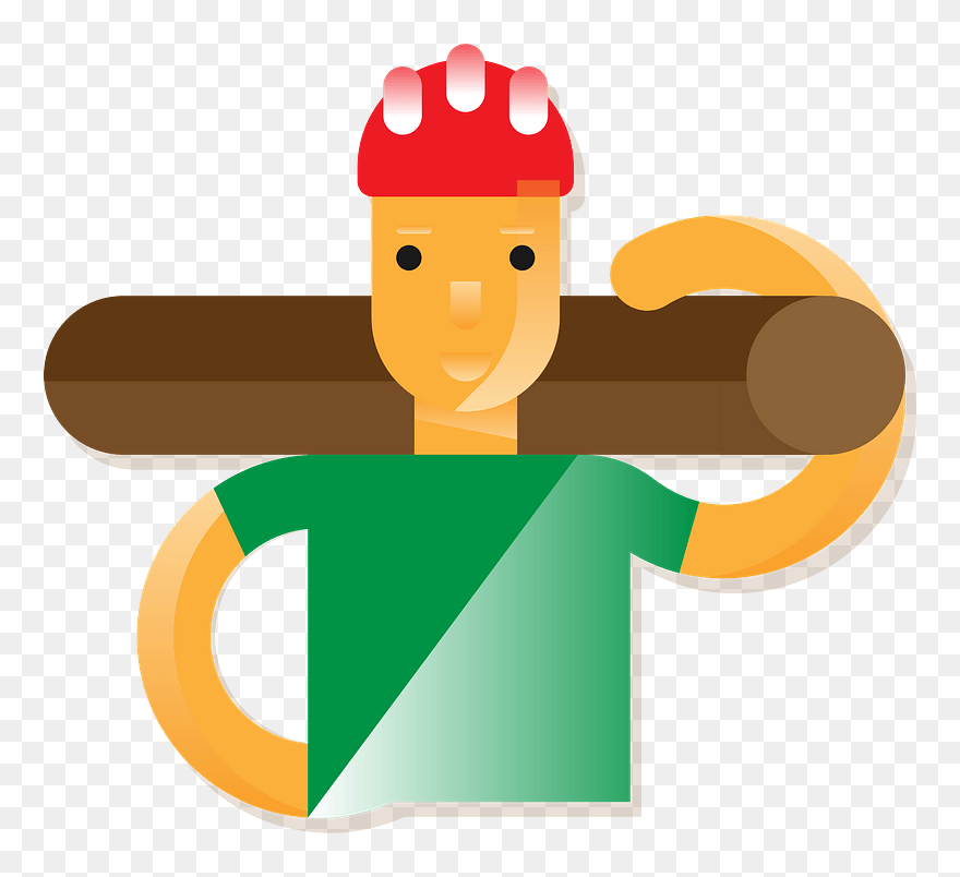 Worker Clipart - Illustration - Png Download