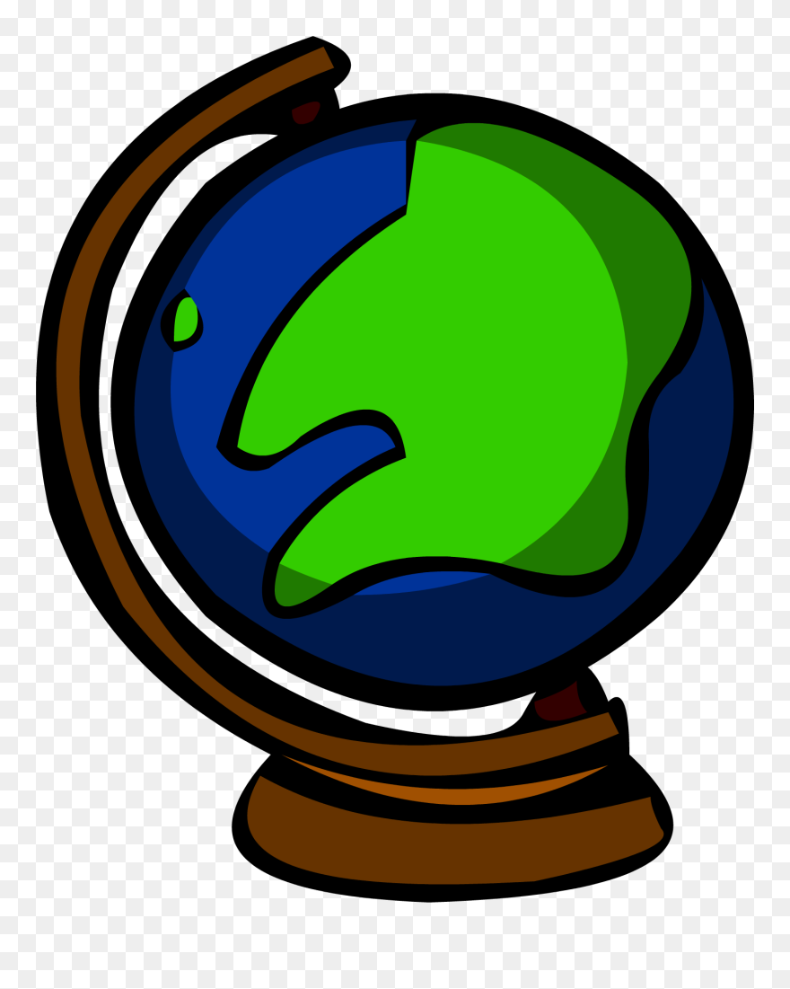 Club Penguin Wiki - Club Penguin Globe Clipart