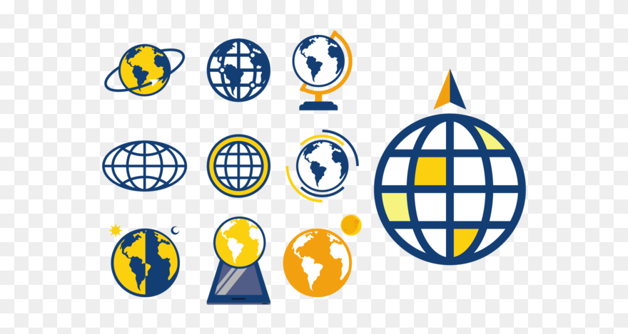 Globe Icon Png Red Clipart