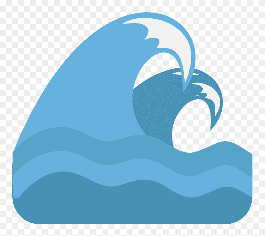 Welle Clipart - Onda Emoji - Png Download