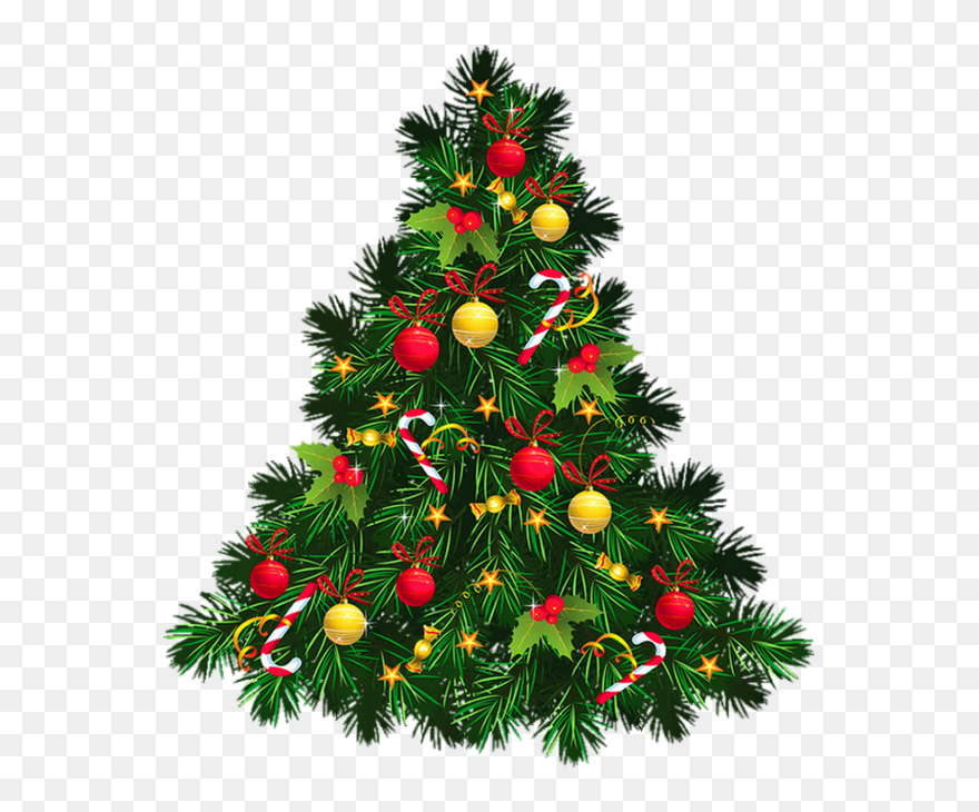 Christmas Tree With Transparent Background Clipart