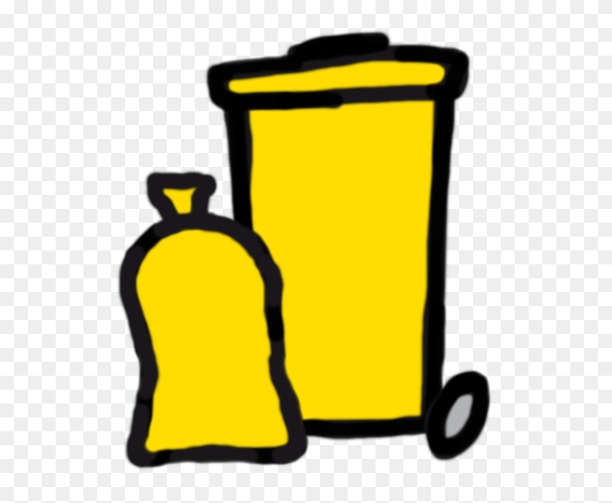 Gelbe Tonne Blaue Tonne Clipart