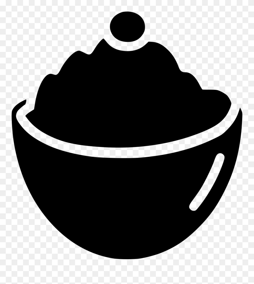 Ice Cream Sugar Bowl Treat - Ice Cream Bowl Svg Clipart