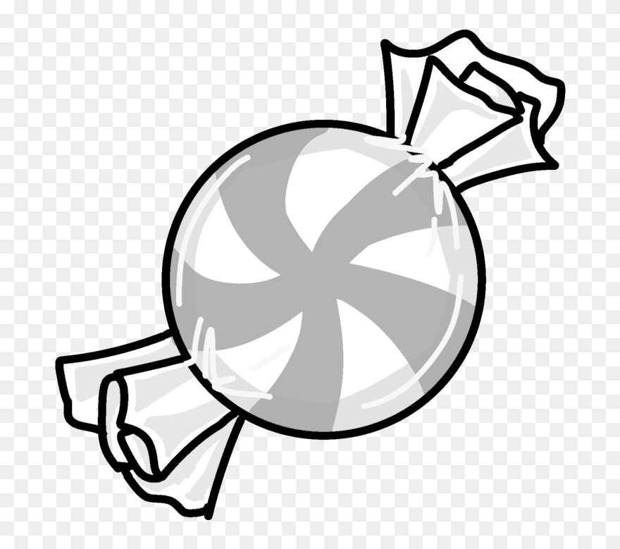 Peppermint Clipart Black And White - Png Download