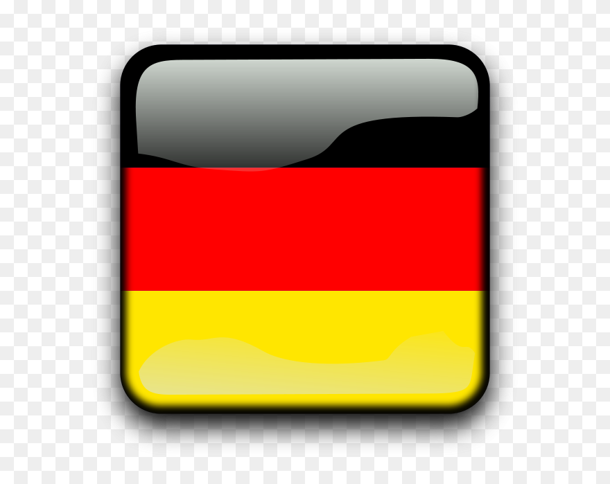 Germ Clip Art Download - German Flag Button Png Transparent Png