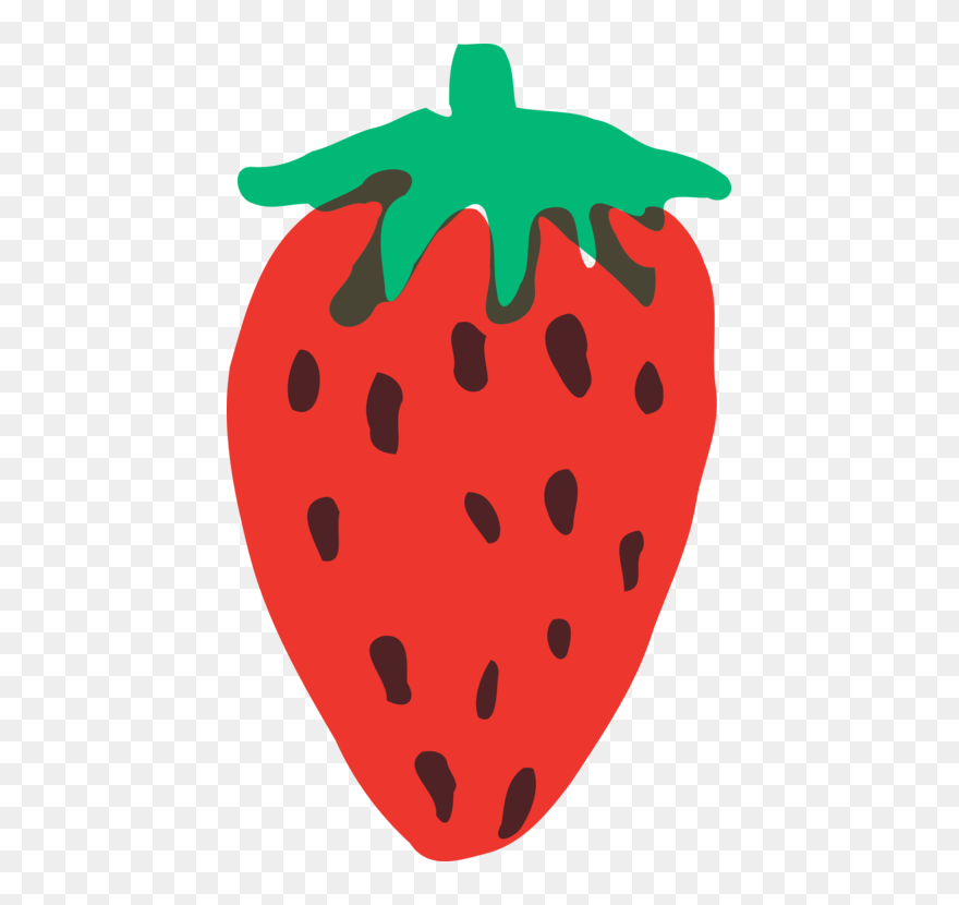 Heart,plant,apple - Clipart Felt Strawberry - Png Download