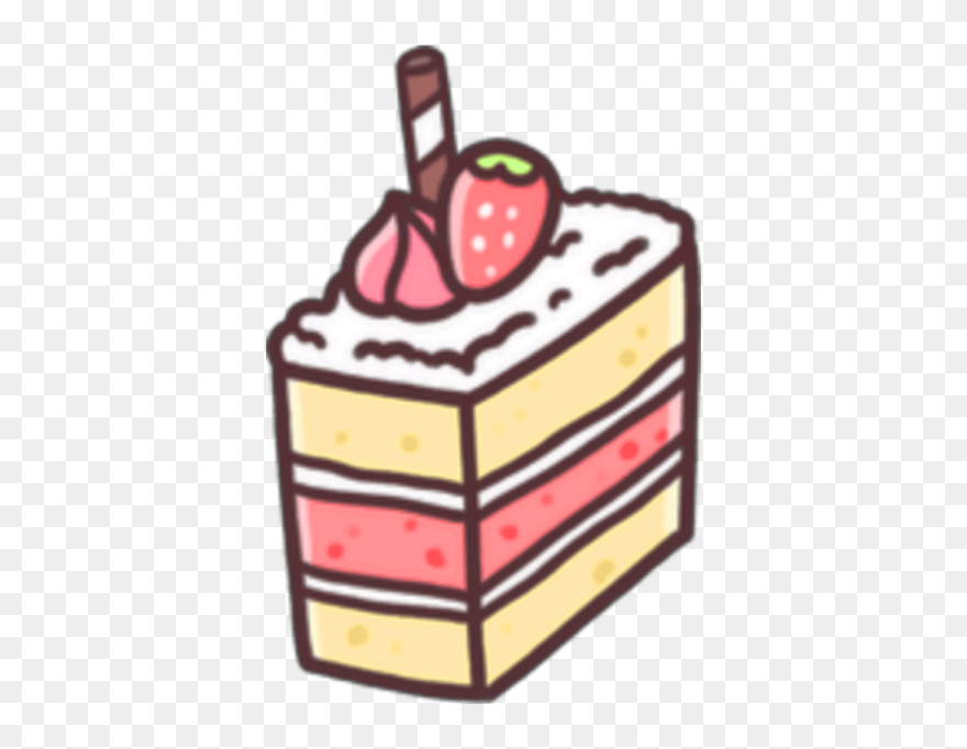 Transparent Kawaii Food Stickers Clipart