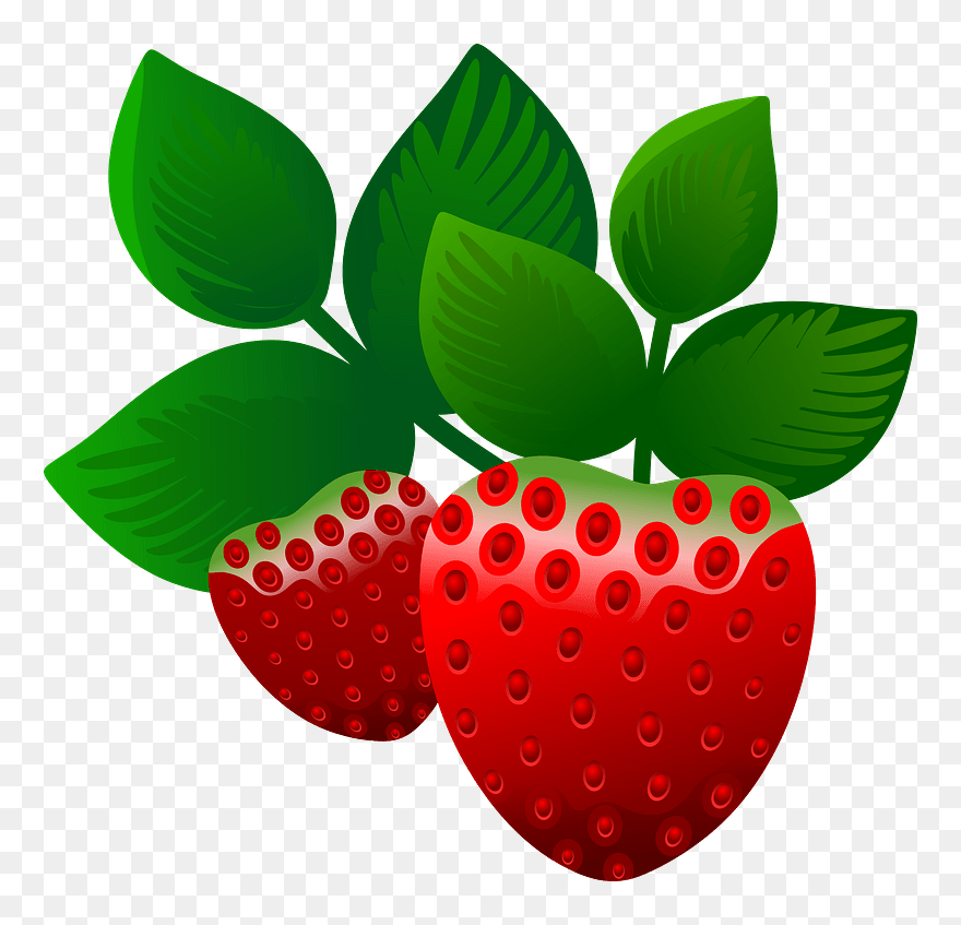 Strawberries1 Clipart - Png Download