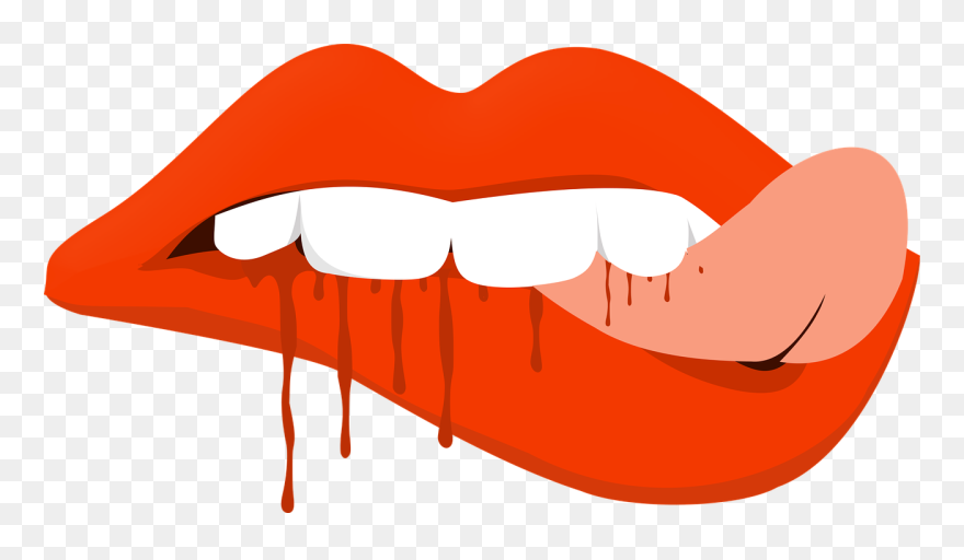 Lips Art Painting Free Photo - Mouth Graffiti Png Clipart