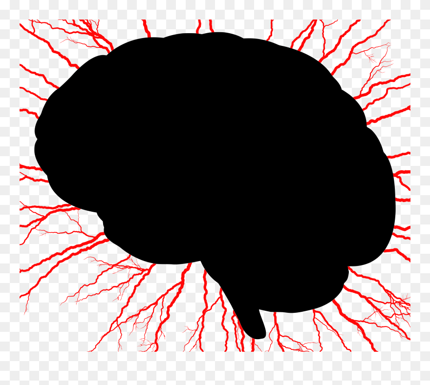 Brainstorm Clipart Brain - Brain Silhouette Side View - Png Download