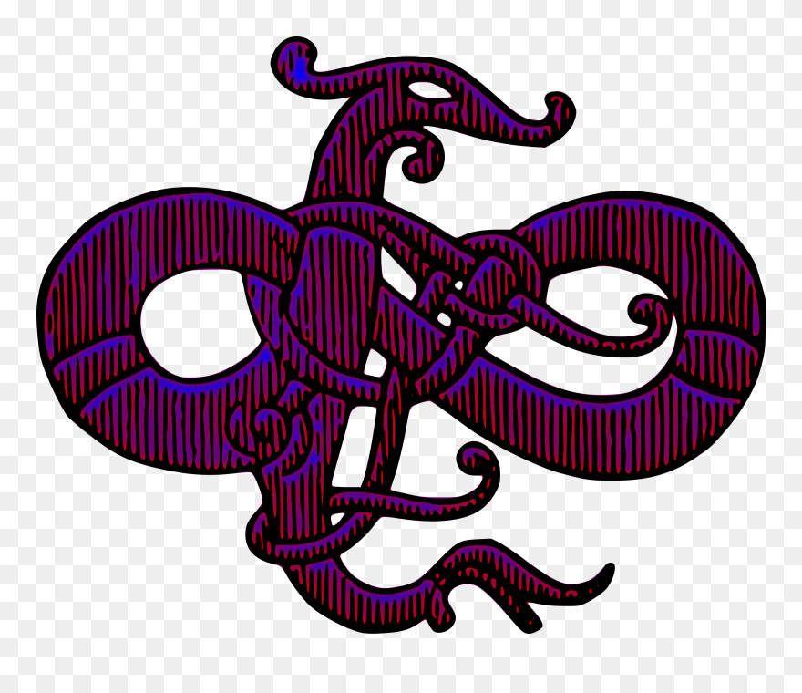 Stylised Snake Clip Arts - Clip Art - Png Download