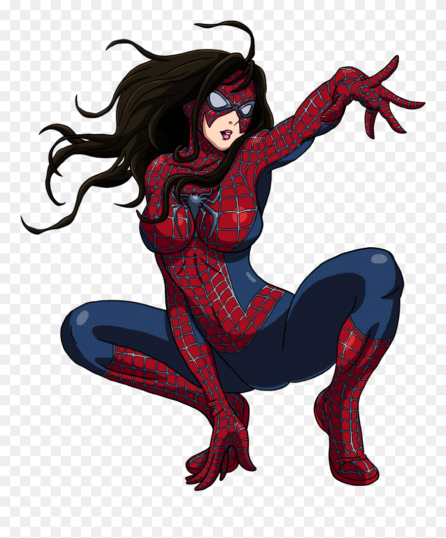 Spider-woman Png Pic - Spider Girl Spider Woman Clipart