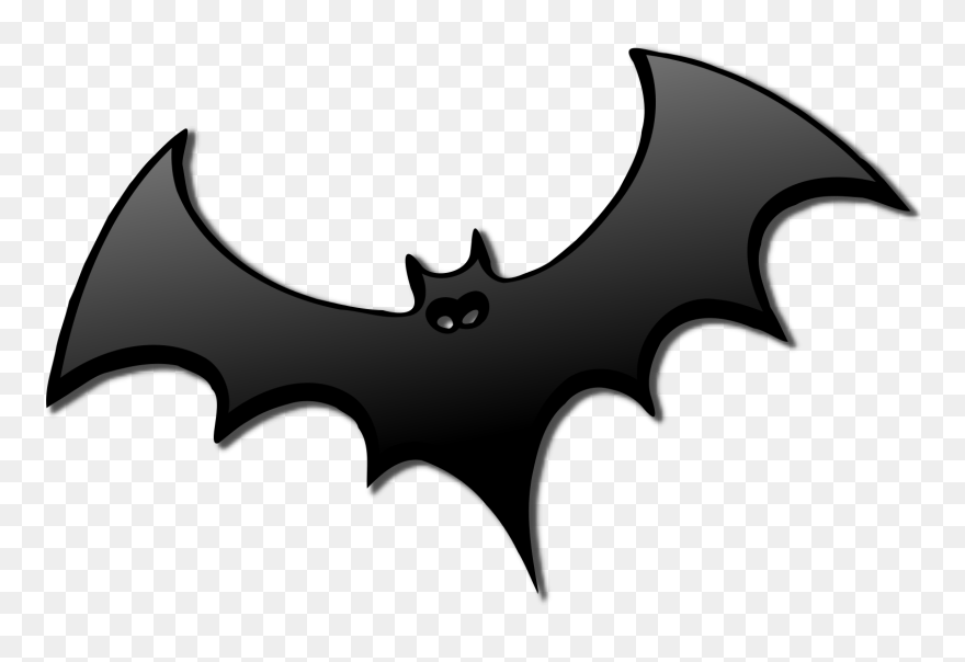 Bat Clipart Outline - Png Download