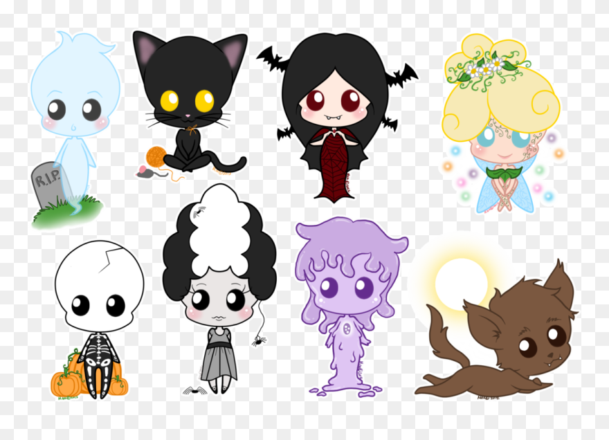 Imagenes De Halloween Chibi Clipart