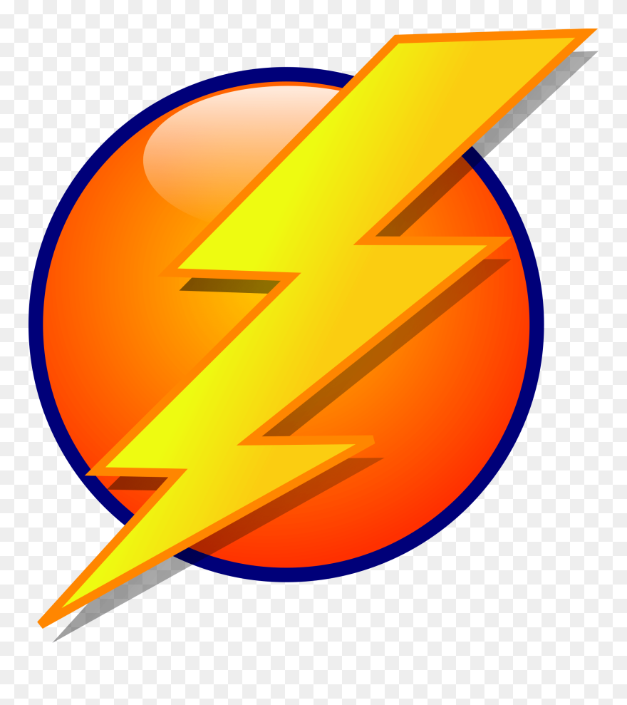 Transparent Electricity Clipart - Lightning Bolt Clipart - Png Download