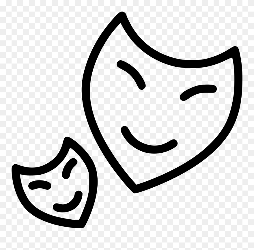 Mask Party Theater Fun Acting - Portable Network Graphics Clipart
